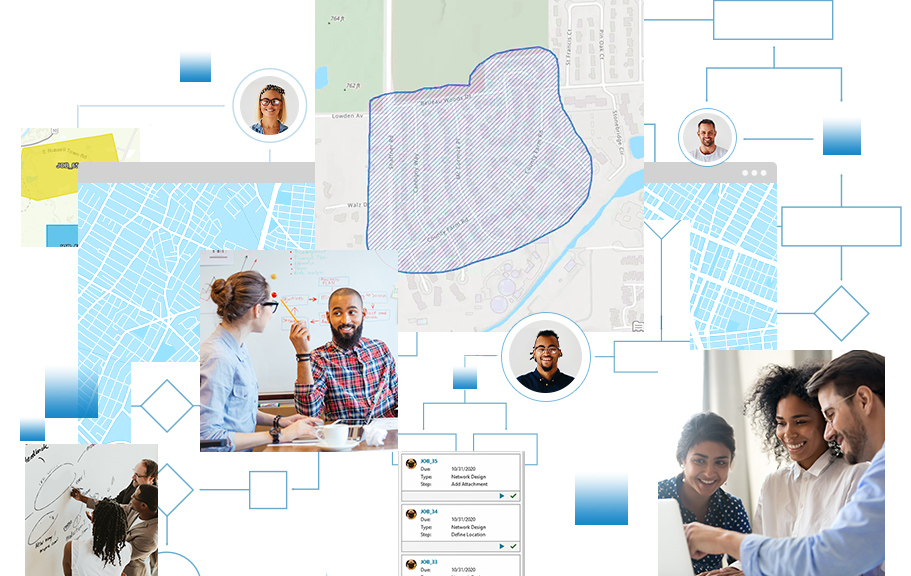 ArcGIS workflow manager foreground image