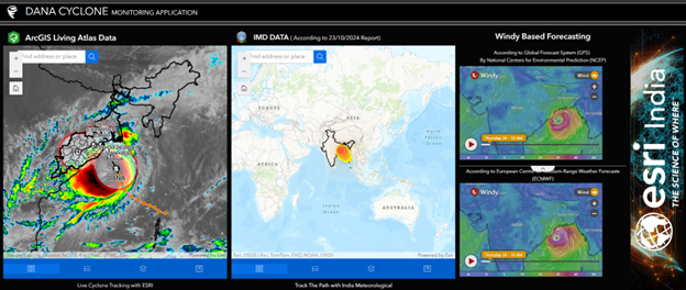 News | Esri India Develops Cyclone Dana Monitoring Application | CXO Today